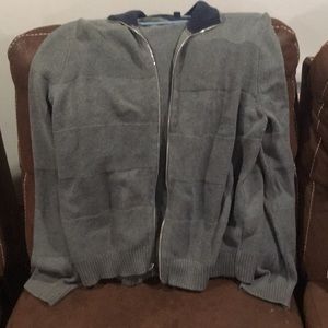 Men’s sweater zip up jacket